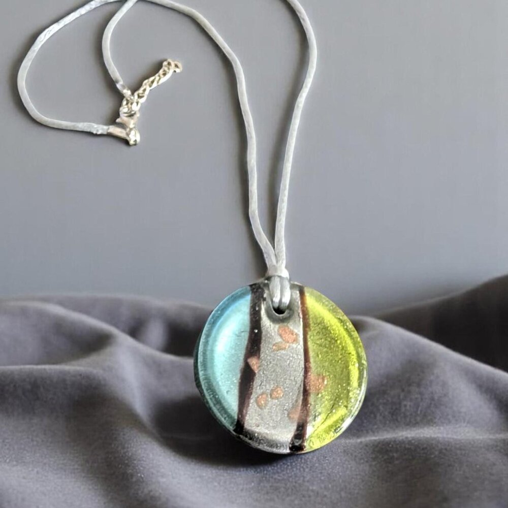 Statement Lampwork Pendant – 41mm of Stunning Glass Art
